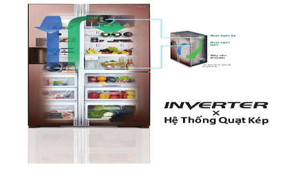 Tủ lạnh Side by Side Hitachi Inverter 573L R-SX800GPGV0