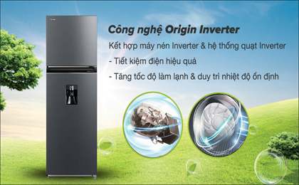 Tủ lạnh Toshiba Inverter 336 lít GR-RT435WEA-PMV(06)-MG - Công nghệ tiết kiệm điện