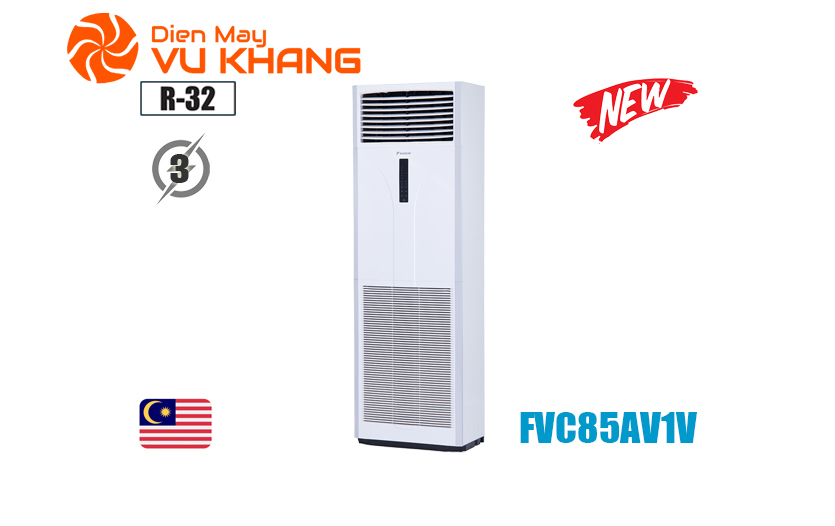 Điều hòa cây Daikin 30000BTU 1 chiều 3 Pha FVC85AV1V/RC85AGY1V