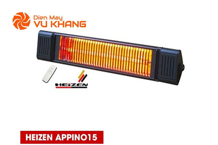 Đèn sưởi không chói mắt Heizen 1500W APPINO15