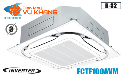 Điều hòa âm trần 34000BTU Daikin 1 chiều inverter 3 pha FCTF100AVM/RZF100CYM