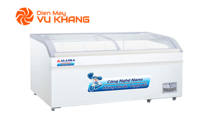 Tủ đông inverter kính cong Alaska 419 lít KC-550CI