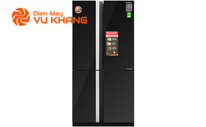 Tủ lạnh Sharp Inverter 605 lít SJ-FX688VG-BK