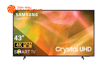 Smart Tivi Samsung Crystal UHD 4K 43 inch UA43AU8000KXXV