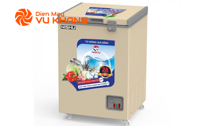 Tủ đông Nishu 100 lít dàn đồng NTD- 188S-New