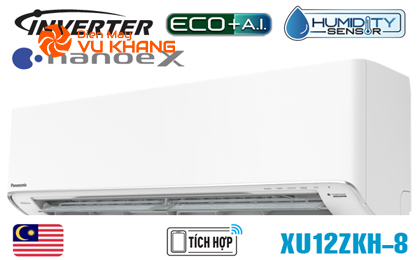 Điều hòa Panasonic inverter 1 chiều 12.000BTU XU12ZKH-8