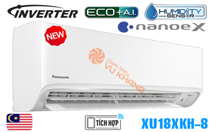 Điều hòa Panasonic 18000BTU 1 chiều inverter cao cấp XU18XKH-8