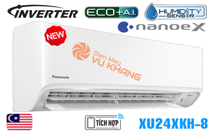 Điều hòa Panasonic 24000BTU 1 chiều inverter cao cấp XU24XKH-8