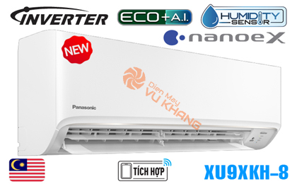 Điều hòa Panasonic 9000BTU 1 chiều inverter cao cấp XU9XKH-8