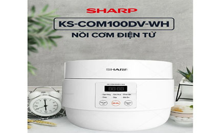 Nồi Cơm Điện Tử Sharp KS-COM100DV-RD