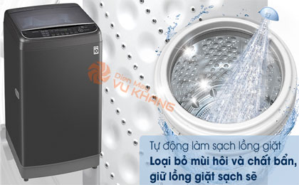 Máy giặt LG Inverter 11 kg TH2111SSAB có lồng giặt làm bằng thép không gỉ