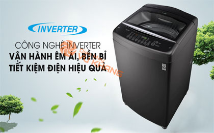 Máy giặt LG Inverter 11.5 kg T2351VSAB - Tiết kiệm điện năng Inverter