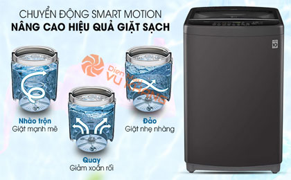 Máy giặt LG Inverter 11.5 kg T2351VSAB - Chuyển động thông minh Smart Motion 3