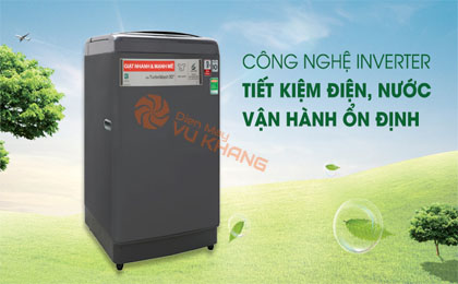 Công nghệ Inverter - Máy giặt LG Inverter 13 kg TH2113SSAK