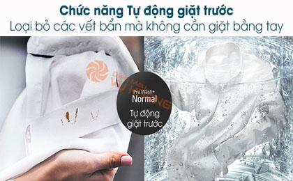 Chức năng tự động giặt trước 