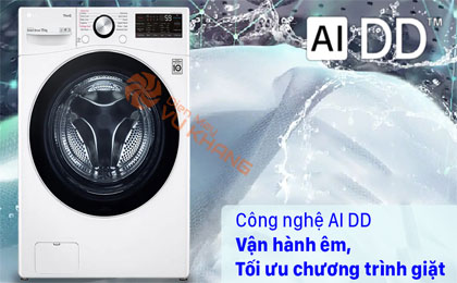 Máy giặt LG Inverter 15 Kg F2515STGW - Công nghệ AI DD vận hành êm, tối ưu chương trình giặt