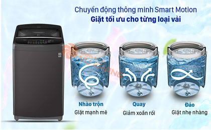 Máy giặt LG T2555VSAB - Smart Motion 3