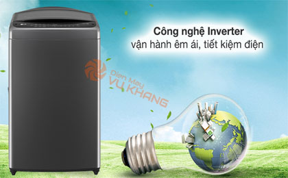 Máy giặt LG Inverter 16 kg TV2516DV3B - Động cơ - Công nghệ tiết kiệm điện