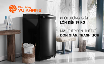 Máy giặt lồng đứng 16kg kết hợp bảng điều khiển tiếng Việt dễ sử dụng - Máy giặt LG Inverter 19 kg TH2519SSAK