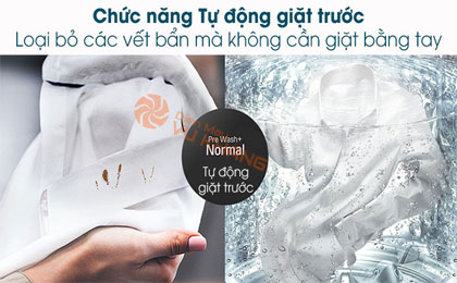 Chức năng tự động giặt trước