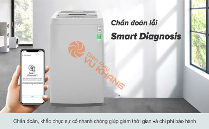 Máy giặt LG Inverter 8 kg T2108VSPM2 - Chẩn đoán lỗi thông minh