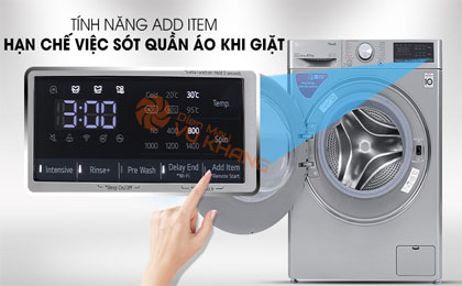 Máy giặt LG Inverter 8.5 kg FV1408S4V - Thêm đồ tiện lợi