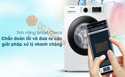 Máy giặt Samsung Inverter 10kg WW10TA046AE/SV - Smart Check