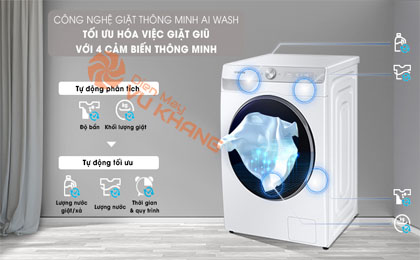 Máy giặt Samsung WW10TP44DSH/SV - AI Wash