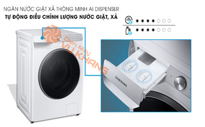 Máy giặt Samsung WW10TP44DSH/SV - hộp đựng bột giặt thông minh