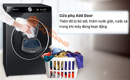 Máy giặt Samsung WW10TP54DSB/SV - Cửa phụ Add Door 