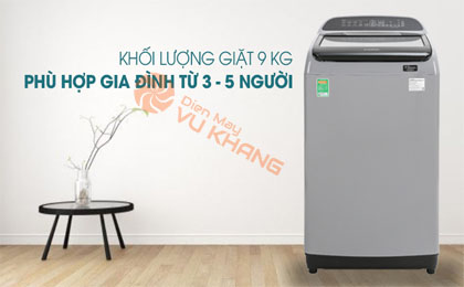 Máy giặt Samsung Inverter 9 kg WA90T5260BY/SV - Khối lượng