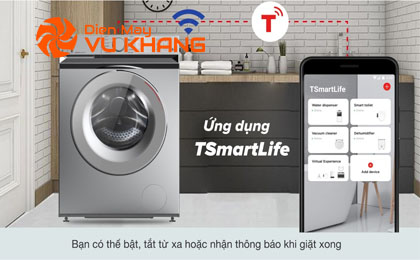 Máy giặt Toshiba 10.5 kg TW-BL115A2V(SS) - Kết nối Wifi và điều khiển từ xa bằng điện thoại