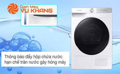 Máy sấy bơm nhiệt Samsung 9kg DV90T7240BH/SV - Thông báo đầy hộp chứa nước