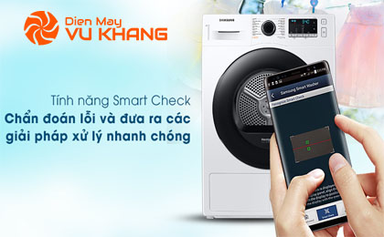 Máy sấy Samsung 9kg DV90TA240AE/SV - Smart Check