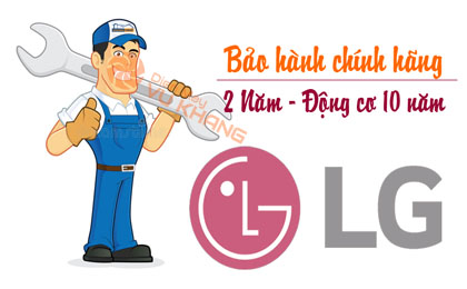 Thời gian bảo hành máy sấy LG 2 năm, động cơ 10 năm