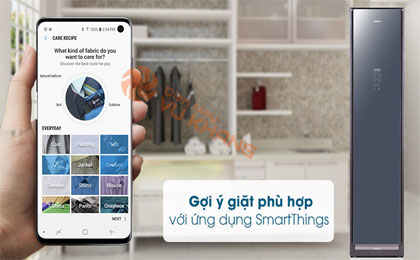 Tủ chăm sóc quần áo AirDresser Samsung - SmartThings