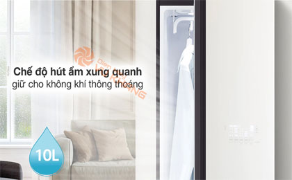 Tủ chăm sóc quần áo thông minh LG S5BOC - Chế độ hút ẩm phòng