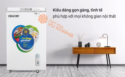 Tủ đông Hòa Phát HCF 106S1Đ  - Thiết kế