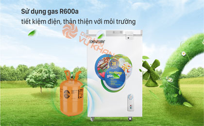 Tủ đông Hòa Phát HCF 106S1Đ - Gas R600a