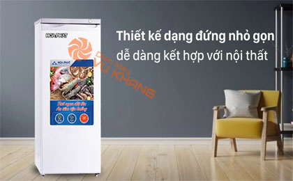 Tủ đông Hòa Phát HUF 350SR1 - Thiết kế dạng đứng nhỏ gọn