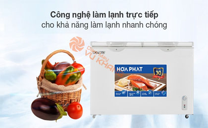 Tủ đông Hòa Phát 2 cánh HPF AD6352.T1 352L 6