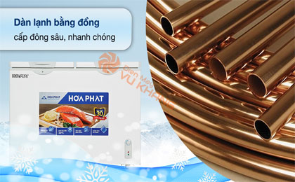 Tủ đông Hòa Phát 245 Lít HPF BD6245 - Dàn lạnh