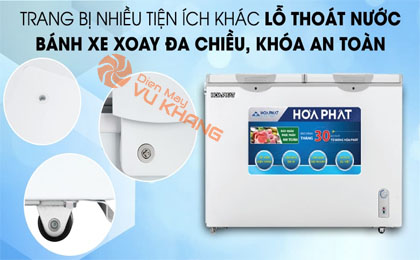 Tủ đông Hòa Phát HCF 656S2Đ2 - tiện ích