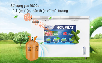 Tủ đông Hòa Phát HCF 666S1Đ2 - Gas R600a