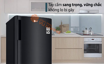 Tủ đông LG 165 lít GN-F304WB - Tay cầm cứng cáp, chắc chắn