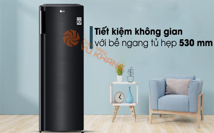 Tủ đông LG 165 lít GN-F304WB - Bề ngang tủ nhỏ gọn chỉ 530 mm