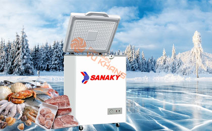 Tủ đông Sanaky 100 lít VH-1599HYKD làm lạnh nhanh và tiết kiệm điện