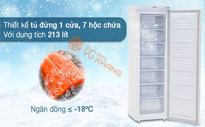 Tủ đông Sanaky 213 lít TD.VH230VD - Tổng quan thiết kế