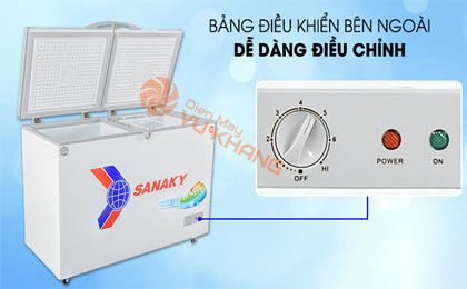 Nút điều chỉnh nhiệt độ - Tủ đông Sanaky VH-3699W1