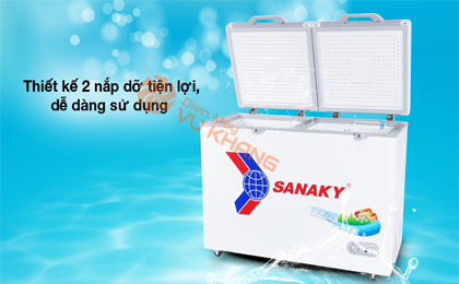 2 nắp dỡ - Tủ đông Sanaky 270 lít TD.VH3699A2KD